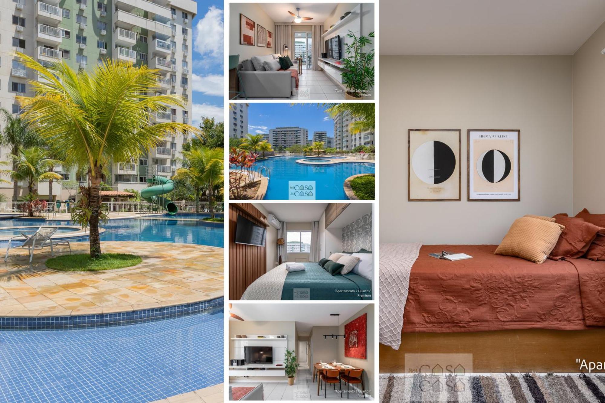 2 Quartos Com Varanda A 300M Riocentro Wi-Fi 120Mbps E Cozinha Completa - Condominio Com Piscina, Estacionamento, Portaria 24H E Parquinho Infantil - Apartamento Indicado Para Grupos, Hospedes A Trabalho E Criancas Rio de Janeiro Extérieur photo