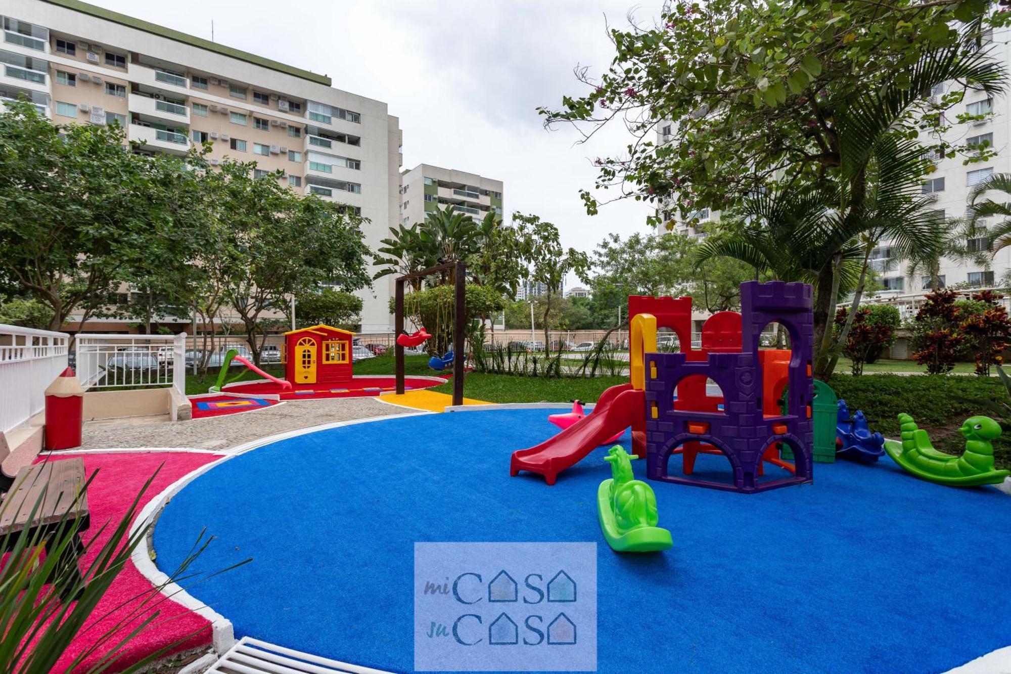 2 Quartos Com Varanda A 300M Riocentro Wi-Fi 120Mbps E Cozinha Completa - Condominio Com Piscina, Estacionamento, Portaria 24H E Parquinho Infantil - Apartamento Indicado Para Grupos, Hospedes A Trabalho E Criancas Rio de Janeiro Extérieur photo