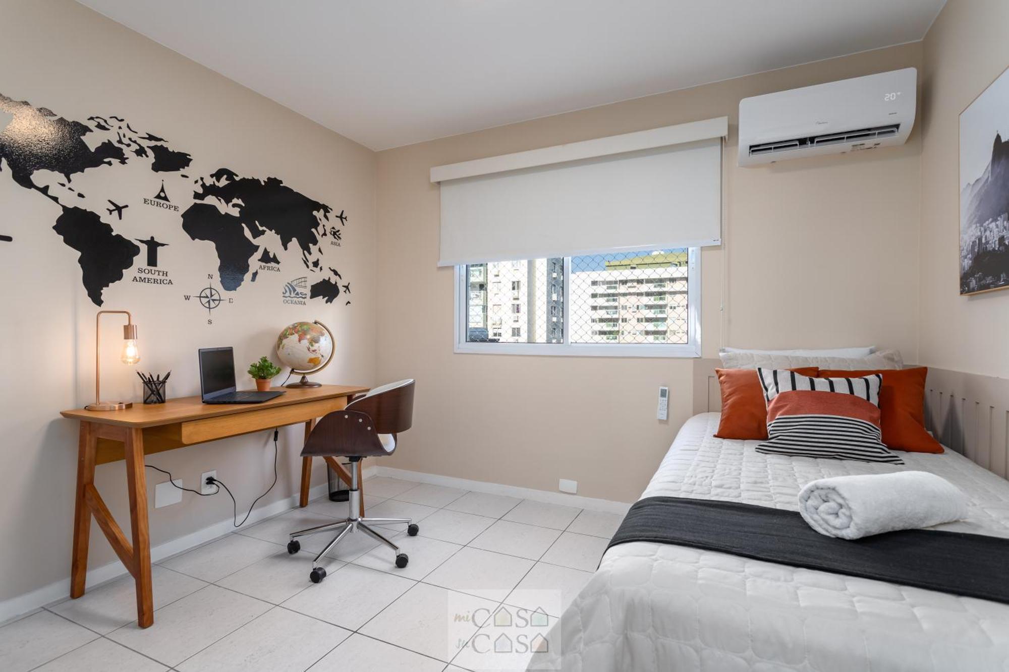 2 Quartos Com Varanda A 300M Riocentro Wi-Fi 120Mbps E Cozinha Completa - Condominio Com Piscina, Estacionamento, Portaria 24H E Parquinho Infantil - Apartamento Indicado Para Grupos, Hospedes A Trabalho E Criancas Rio de Janeiro Chambre photo