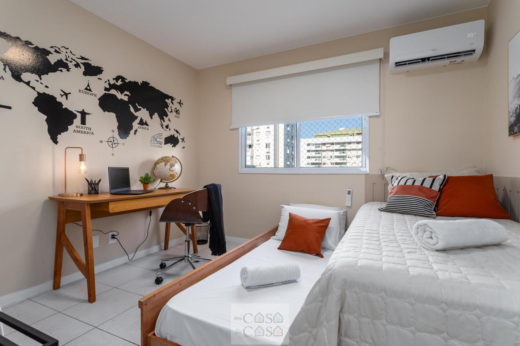 2 Quartos Com Varanda A 300M Riocentro Wi-Fi 120Mbps E Cozinha Completa - Condominio Com Piscina, Estacionamento, Portaria 24H E Parquinho Infantil - Apartamento Indicado Para Grupos, Hospedes A Trabalho E Criancas Rio de Janeiro Chambre photo