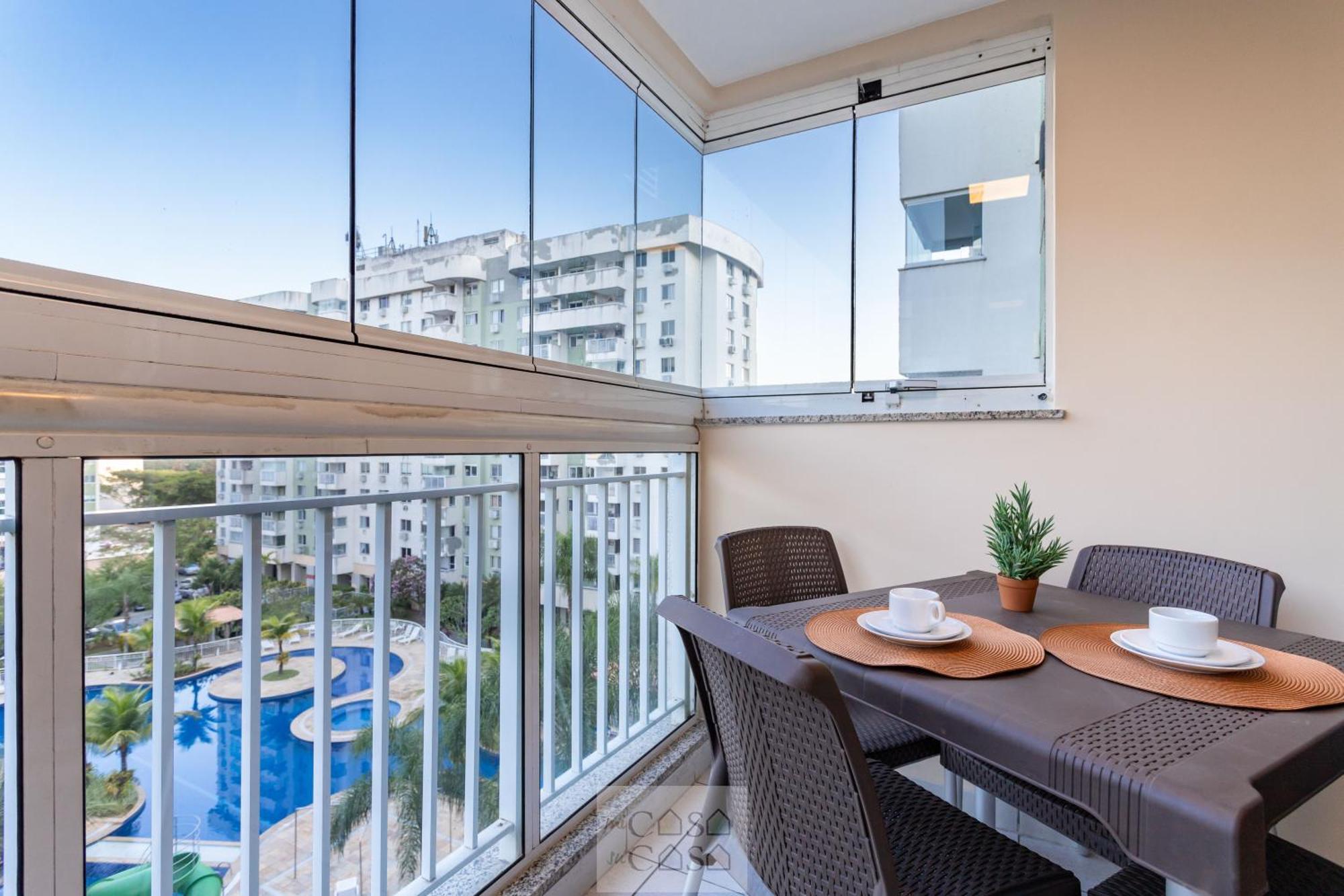 2 Quartos Com Varanda A 300M Riocentro Wi-Fi 120Mbps E Cozinha Completa - Condominio Com Piscina, Estacionamento, Portaria 24H E Parquinho Infantil - Apartamento Indicado Para Grupos, Hospedes A Trabalho E Criancas Rio de Janeiro Extérieur photo