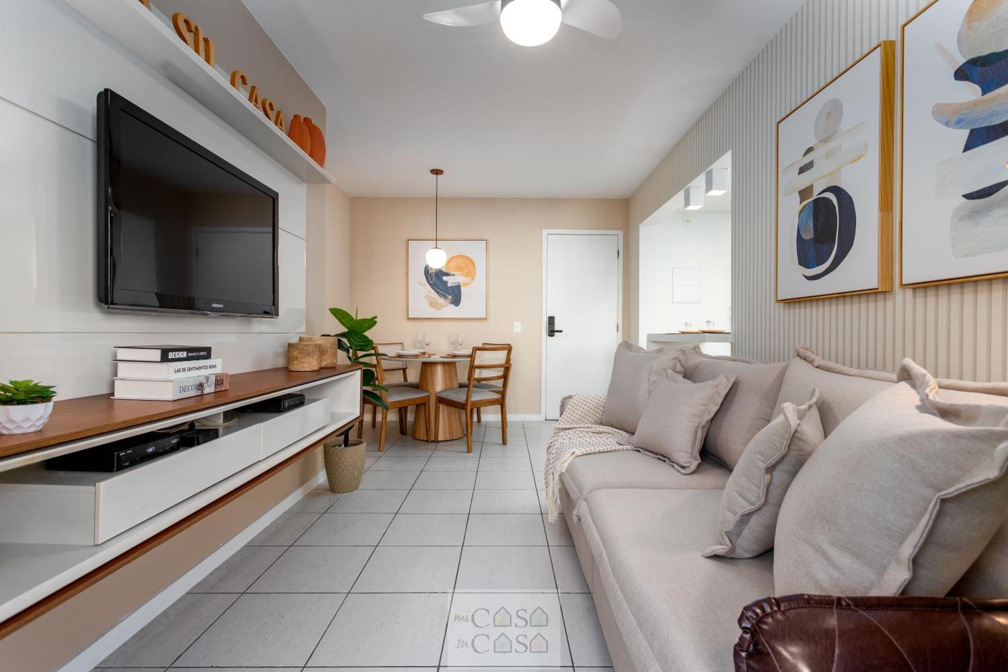 2 Quartos Com Varanda A 300M Riocentro Wi-Fi 120Mbps E Cozinha Completa - Condominio Com Piscina, Estacionamento, Portaria 24H E Parquinho Infantil - Apartamento Indicado Para Grupos, Hospedes A Trabalho E Criancas Rio de Janeiro Chambre photo