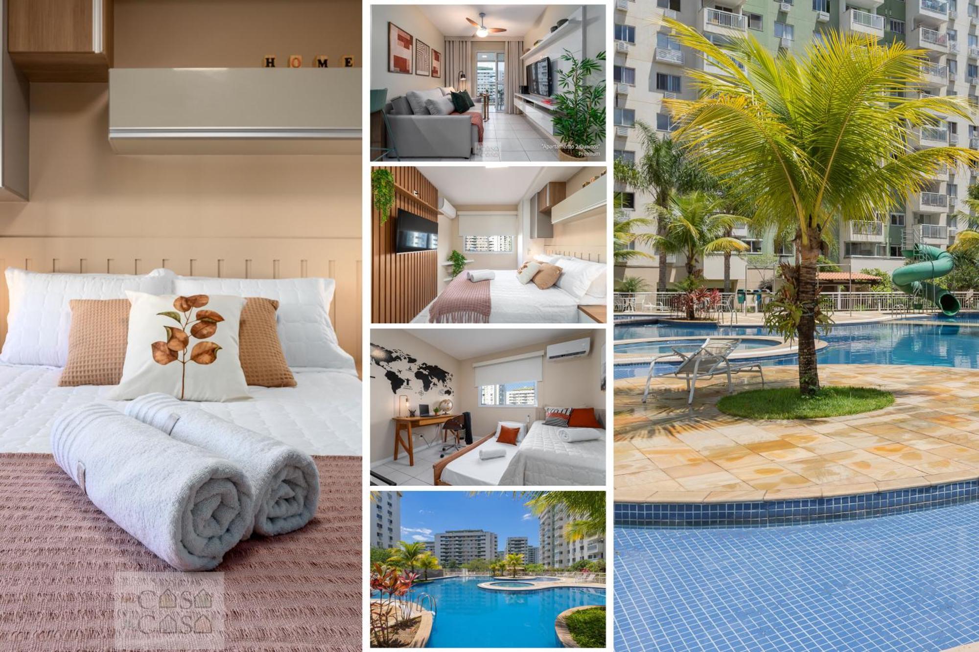 2 Quartos Com Varanda A 300M Riocentro Wi-Fi 120Mbps E Cozinha Completa - Condominio Com Piscina, Estacionamento, Portaria 24H E Parquinho Infantil - Apartamento Indicado Para Grupos, Hospedes A Trabalho E Criancas Rio de Janeiro Extérieur photo