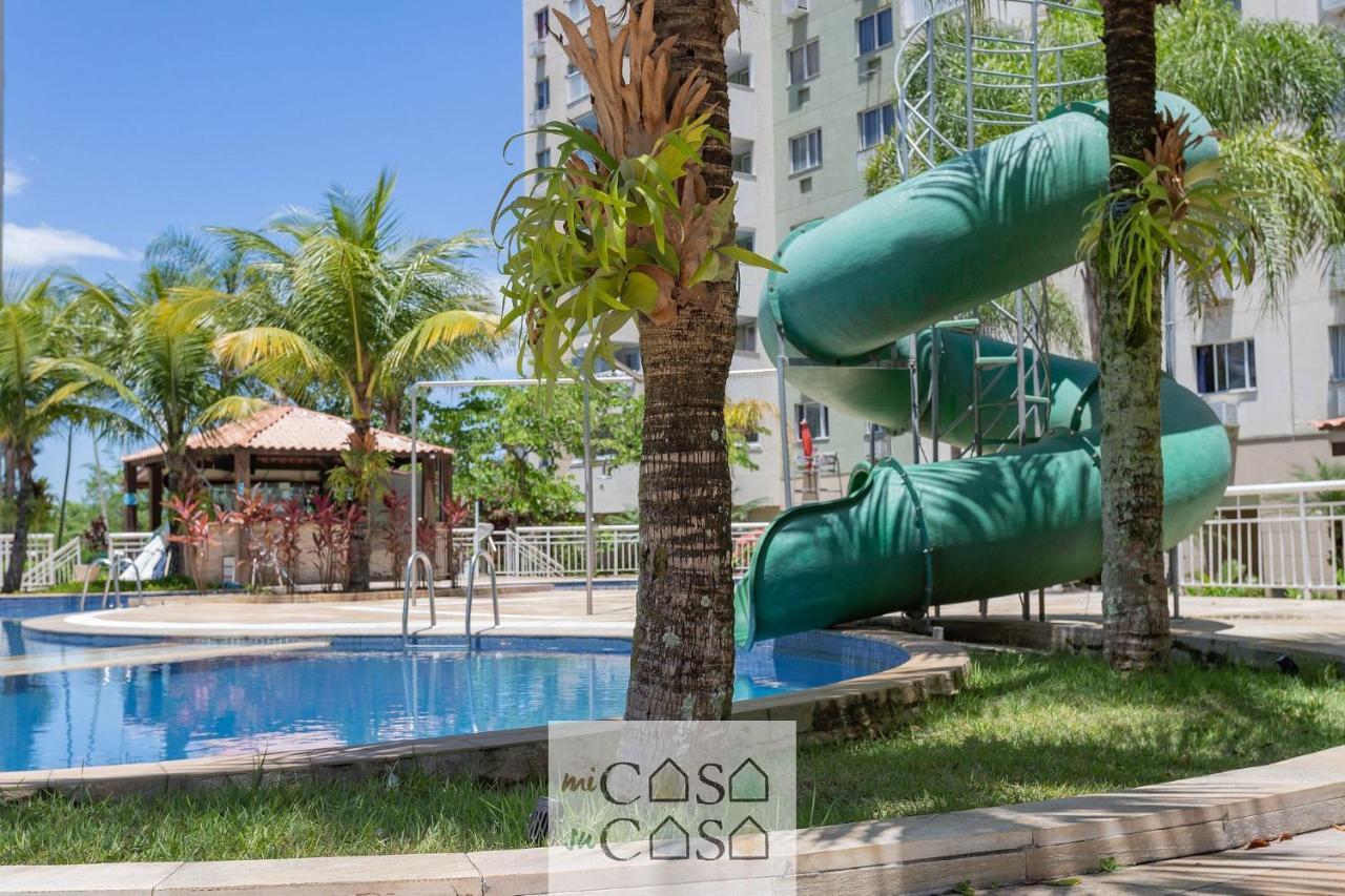 2 Quartos Com Varanda A 300M Riocentro Wi-Fi 120Mbps E Cozinha Completa - Condominio Com Piscina, Estacionamento, Portaria 24H E Parquinho Infantil - Apartamento Indicado Para Grupos, Hospedes A Trabalho E Criancas Rio de Janeiro Extérieur photo