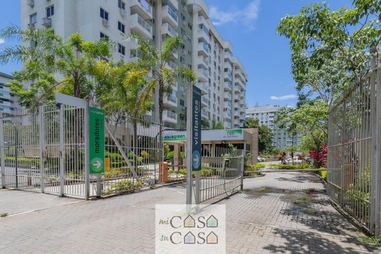 2 Quartos Com Varanda A 300M Riocentro Wi-Fi 120Mbps E Cozinha Completa - Condominio Com Piscina, Estacionamento, Portaria 24H E Parquinho Infantil - Apartamento Indicado Para Grupos, Hospedes A Trabalho E Criancas Rio de Janeiro Extérieur photo